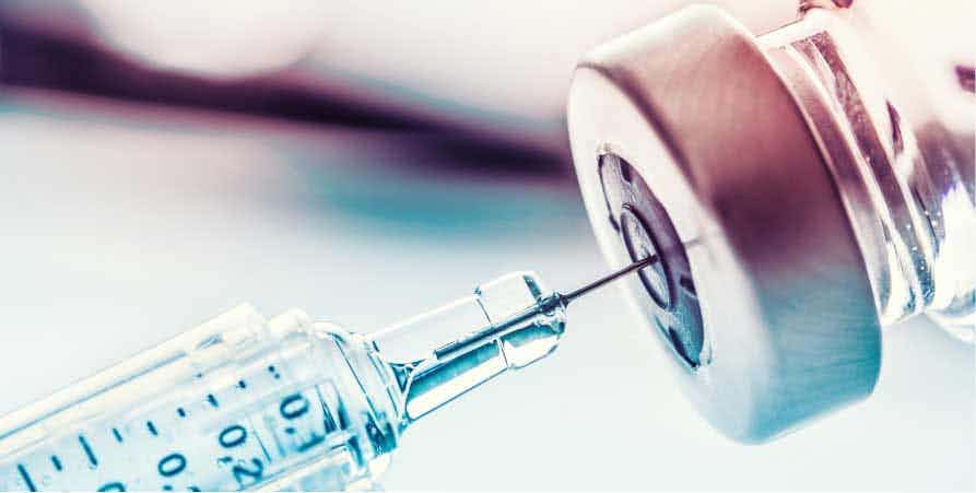 Syringe used in medical clinical trials